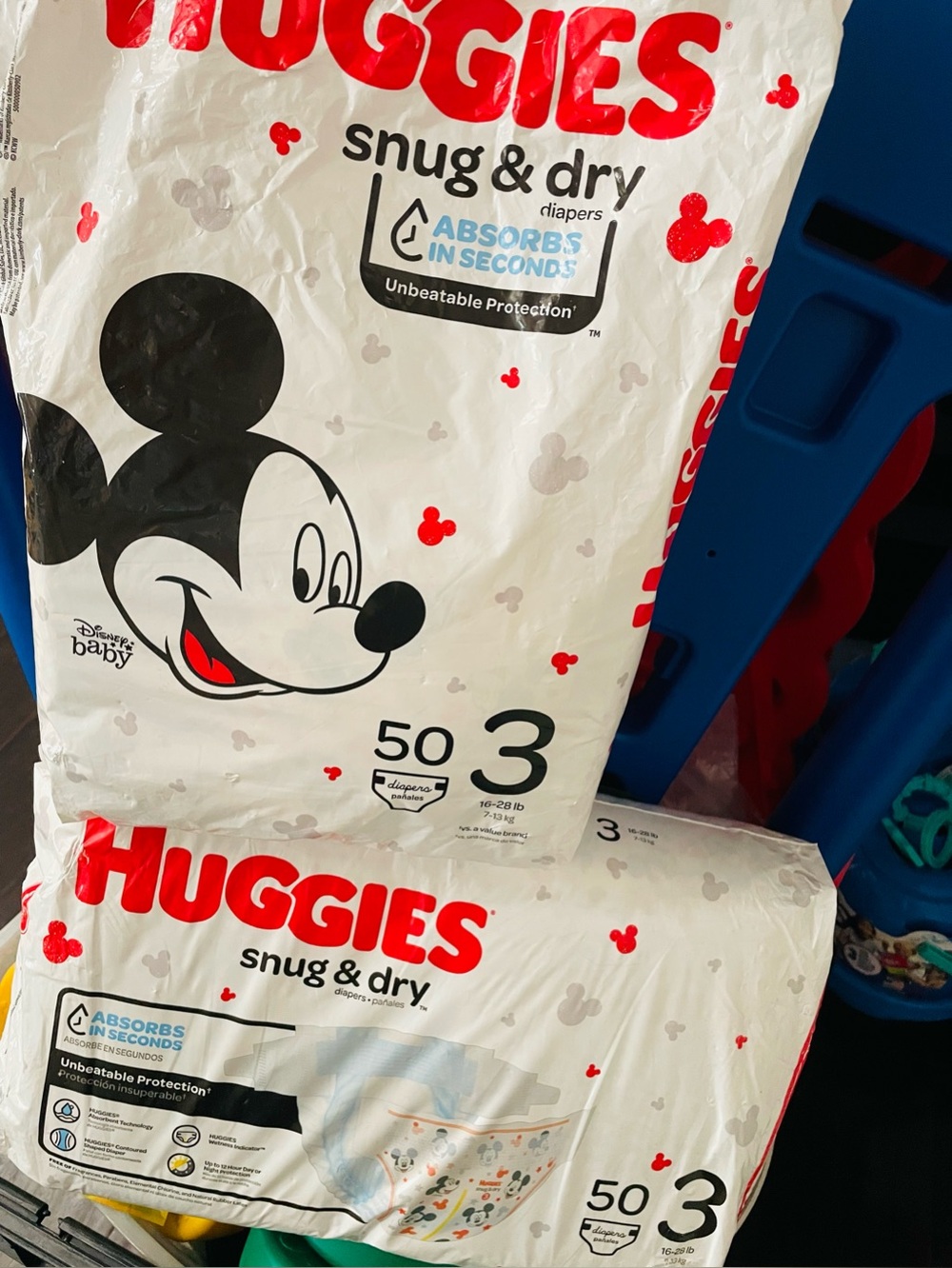 Huggies Snug & Dry Ultra Soft Diapers - Size 3 - 50ct